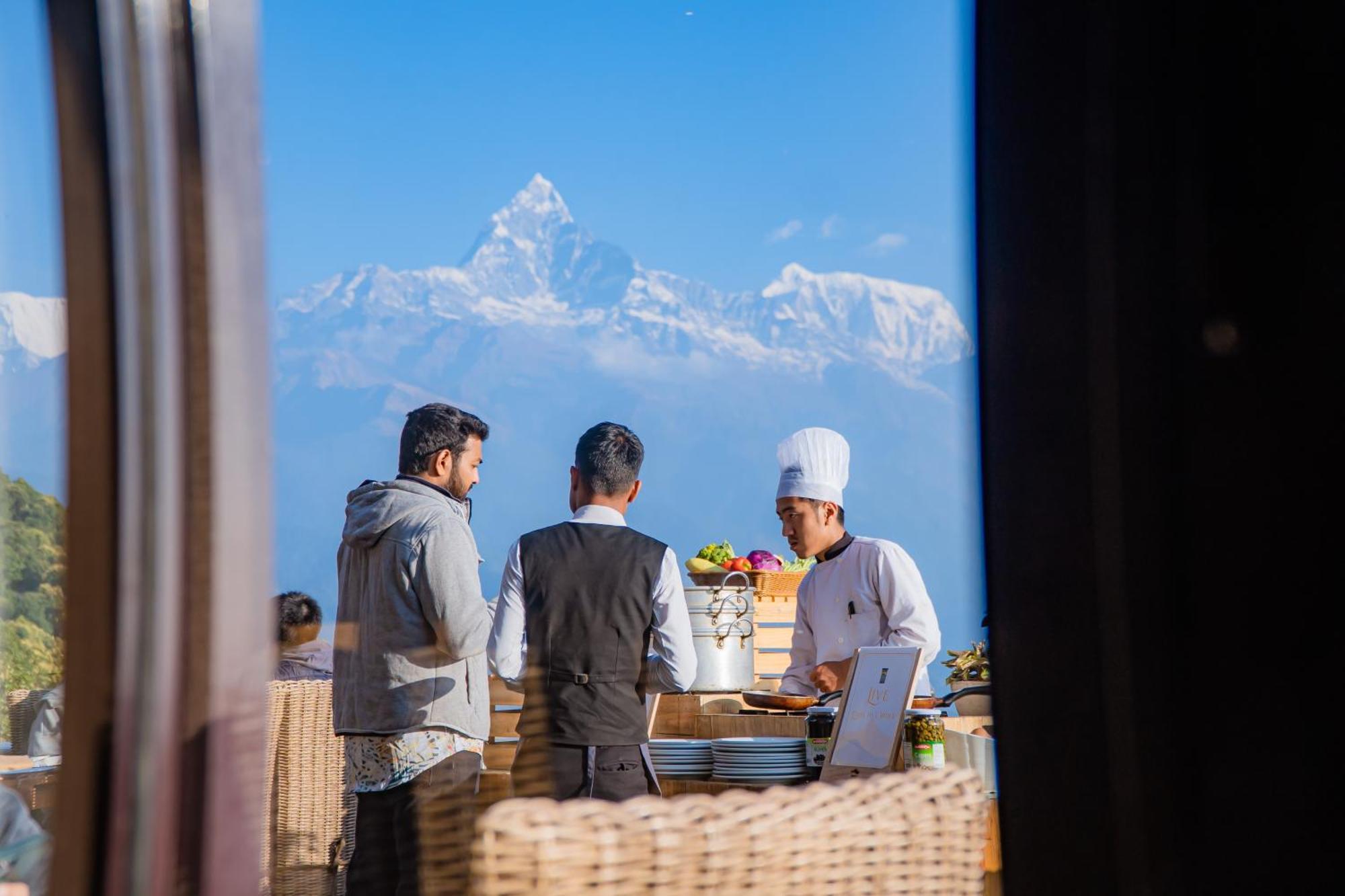 Sarangkot Mountain Lodge بوكْرا المظهر الخارجي الصورة