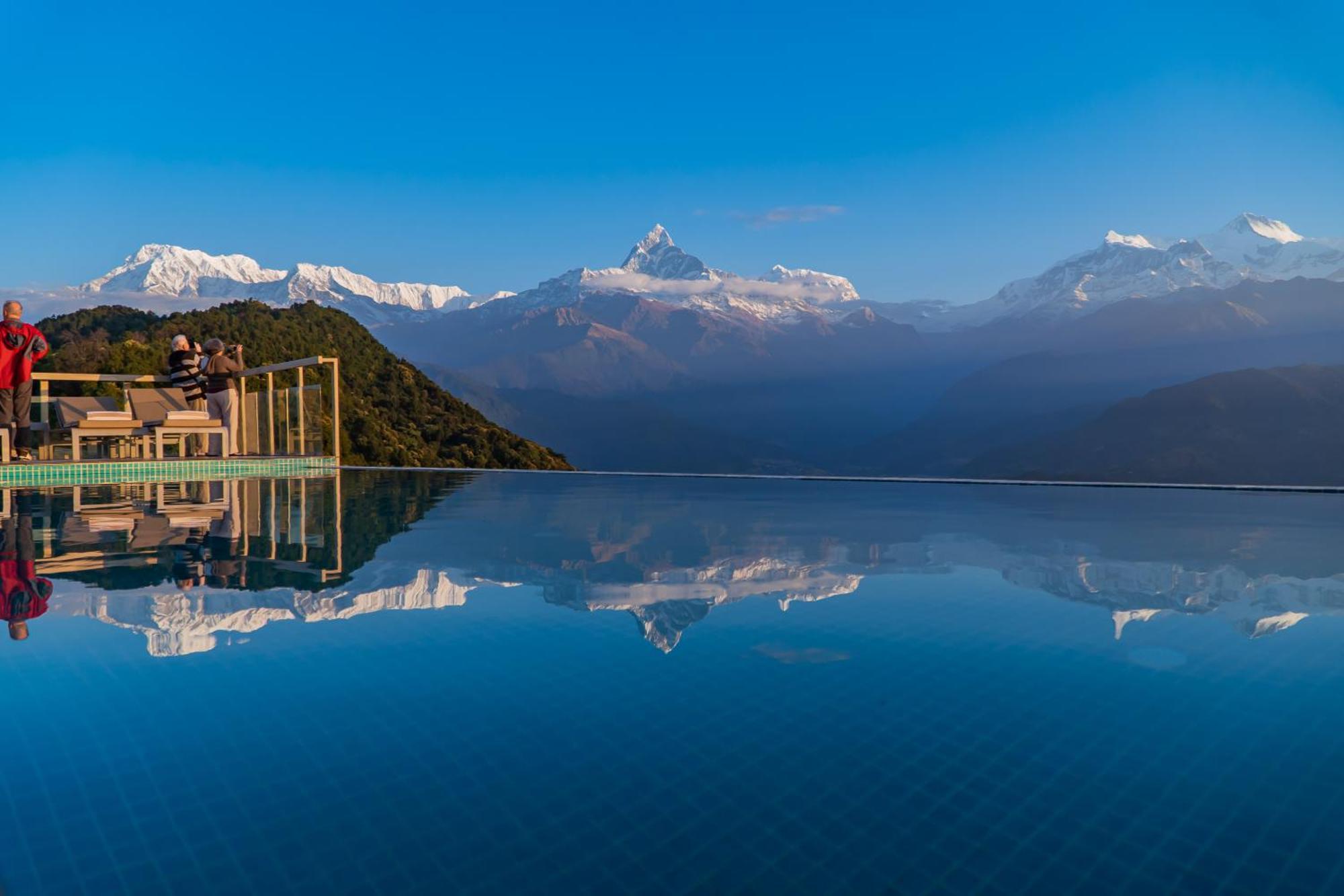 Sarangkot Mountain Lodge بوكْرا المظهر الخارجي الصورة