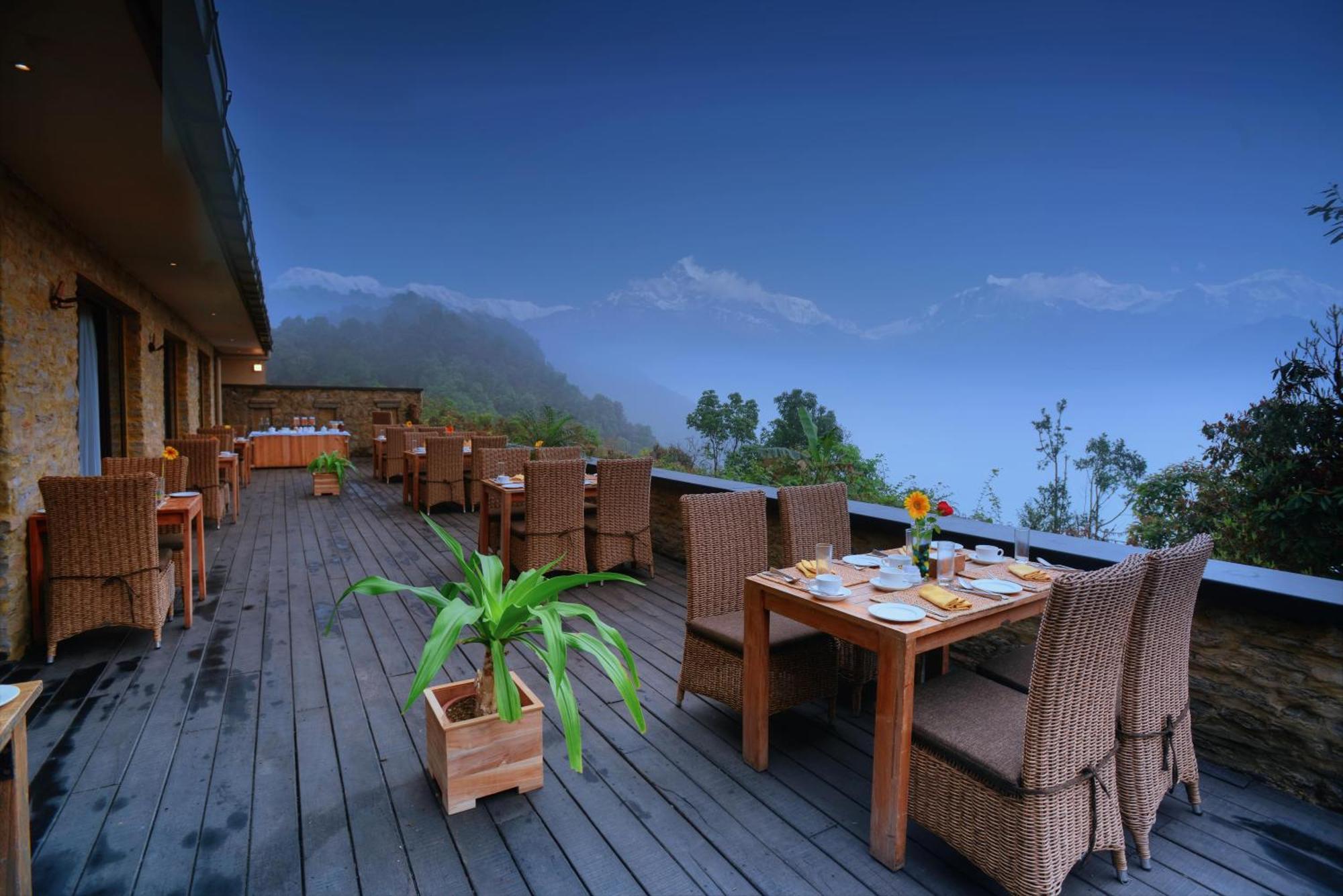 Sarangkot Mountain Lodge بوكْرا المظهر الخارجي الصورة